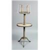 Image 7 : A MARBLE-TOPPED AND GALLERIED CANDLESTAND