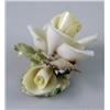 Image 4 : A SET OF TWELVE ROSE-SHAPED PORCELAIN CARD- OR MENU-HOLDERS