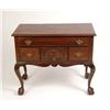 Image 4 : A CHIPPENDALE-STYLE MAHOGANY LOWBOY