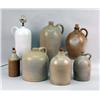 Image 1 : FOUR STONEWARE WHISKEY JUGS OF ASSORTED SIZES