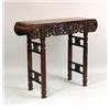 Image 1 : A CARVED CHINESE ALTAR TABLE