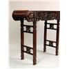 Image 2 : A CARVED CHINESE ALTAR TABLE