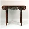 Image 4 : A CARVED CHINESE ALTAR TABLE