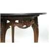 Image 3 : A CARVED MAHOGANY GRANITE-TOP TABLE