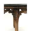 Image 4 : A CARVED MAHOGANY GRANITE-TOP TABLE