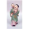 Image 6 : TWO CHINESE POLYCHROME PORCELAIN FIGURES