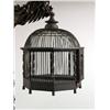 Image 2 : A CHINESE CARVED ROSEWOOD STAND AND BIRDCAGE