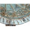 Image 4 : A PATINATED METAL ZODIAC SUNDIAL