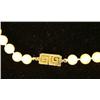 Image 3 : A CULTURED PEARL STRAND NECKLACE WITH 18K YELLOW GOLD CLASP
