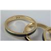 Image 3 : A SET OF THREE ENAMEL BAND RINGS