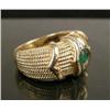 Image 2 : A 14K YELLOW GOLD ROPE-FORM RING