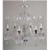 Image 1 : A CRYSTAL SIX-LIGHT CRYSTAL CHANDELIER