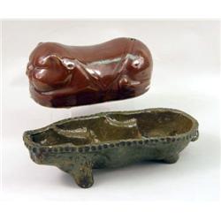 A GROUP OF ANIMAL-FORM TABLE ARTICLES