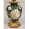 Image 3 : A DECOUPAGE-STYLE PORCELAIN LAMP