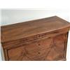 Image 6 : AN EMPIRE WALNUT FOUR-DRAWER COMMODE