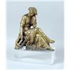 Image 1 : A CLASSICAL GILT-METAL MOLDED SCULPTURE