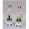 Image 1 : A PAIR OF CONTINENTAL PORCELAIN FIGURINES