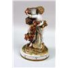 Image 7 : A PAIR OF GERMAN PORCELAIN CHERUB FIGURAL CANDLESTICKS