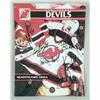 Image 1 : A NEW JERSEY DEVILS HOCKEY TEAM 1992-1993 OFFICIAL GAME PROGRAM SIGNED BY FIVE OF THE PLAYERS
