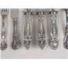 Image 2 : A REED AND BARTON "FRANCIS I" PATTERN STERLING SILVER FLATWARE SERVICE FOR TWELVE