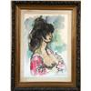 Image 1 : A FRAMED ALEXANDER DOBKIN WATERCOLOR AND PASTEL