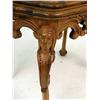 Image 3 : A CARVED GLASS TOP OCCASIONAL TABLE