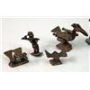 Image 4 : A GROUP OF MINIATURE AFRICAN BRONZE FIGURES