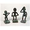 Image 6 : A GROUP OF MINIATURE AFRICAN BRONZE FIGURES