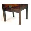 Image 3 : A GEORGE III MAHOGANY BEDSIDE TABLE