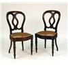 Image 1 : A PAIR OF WILLIAM IV MAHOGANY SIDE CHAIRS