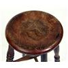 Image 3 : A REGENCY MAHOGANY SADDLE-SHAPED STOOL