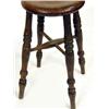 Image 4 : A REGENCY MAHOGANY SADDLE-SHAPED STOOL