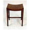 Image 7 : A REGENCY MAHOGANY SADDLE-SHAPED STOOL