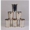 Image 1 : A SET OF SIX S. KIRK STERLING SILVER JULEP CUPS