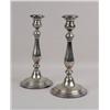 Image 1 : A PAIR OF GORHAM STERLING SILVER CEMENT-FILLED VASIFORM CANDLESTICKS
