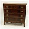 Image 4 : A NEW ENGLAND FEDERAL MAHOGANY CHEST OF DRAWERS
