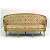 Image 1 : A LOUIS XVI-STYLE CARVED GILTWOOD SOFA
