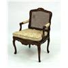 Image 1 : A LOUIS XV-STYLE CARVED WALNUT SIDE CHAIR