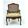 Image 4 : A LOUIS XV-STYLE CARVED WALNUT SIDE CHAIR