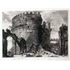 Image 2 : A FRAMED PIRANESI ARCHITECTURAL ETCHING