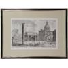 Image 1 : A FRAMED PIRANESI ARCHITECTURAL ETCHING