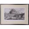 Image 1 : A FRAMED PIRANESI ARCHITECTURAL ETCHING