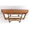 Image 4 : A REGENCY-STYLE WALNUT MIRRORED-BACK CONSOLE TABLE