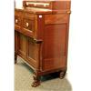 Image 6 : A CLASSICAL MAHOGANY SECRETARY BOOKCASE