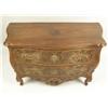 Image 5 : A PROVINCIAL LOUIS XV-STYLE CARVED AND GILDED WALNUT COMMODE BY DON RUSSO