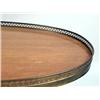 Image 4 : A SMALL OVAL NEOCLASSICAL-STYLE WALNUT GALLERIED TABLE