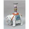 Image 5 : FOUR MATCHING CHINESE PORCELAIN ELEPHANT CANDLESTICKS