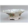 Image 2 : TWO ORNATE BRADEN RETICULATED FLORAL-DECORATED BOWLS