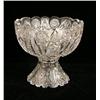 Image 2 : A COLORLESS CUT GLASS PUNCH BOWL