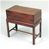 Image 8 : A GEORGIAN-STYLE WALNUT LAP DESK